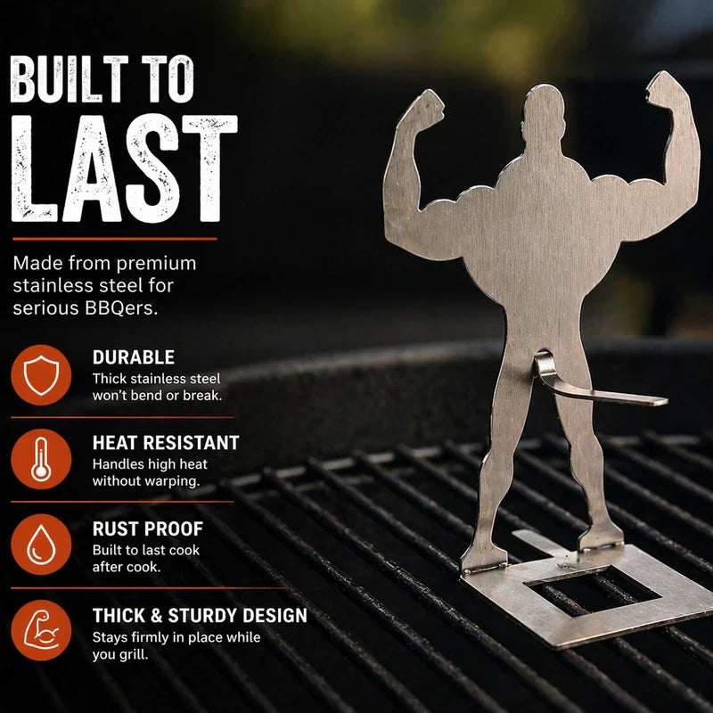 GrillGains: Flex Your BBQ Muscles & Grill with Glee!